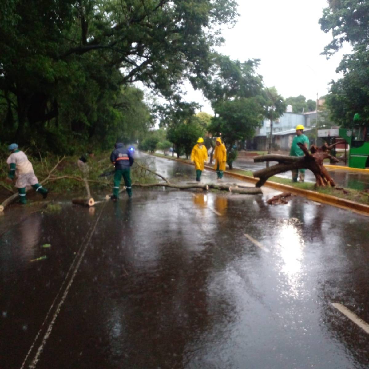 El municipio activa operativo de emergencia luego del temporal