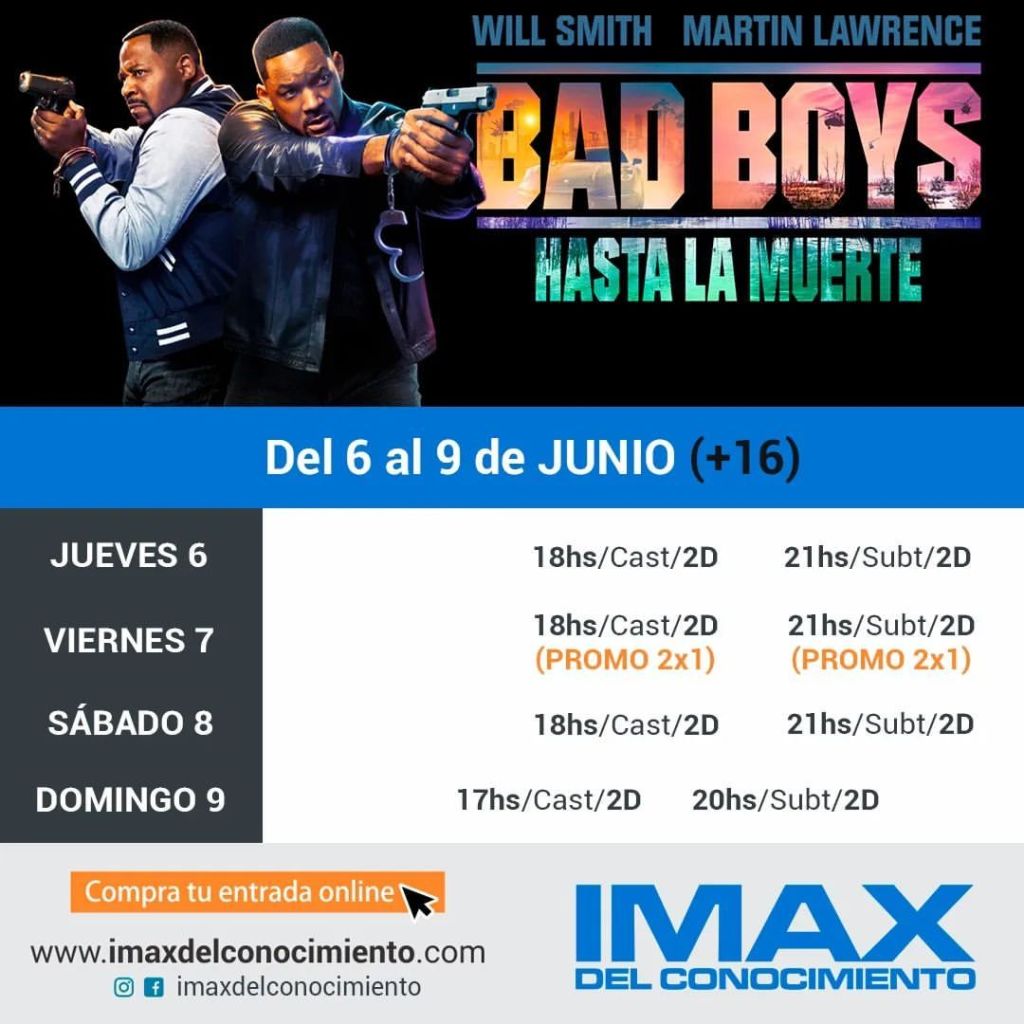 Bad Boys – Hasta la Muerte: La Acción y Comedia se Apoderan del IMAX
